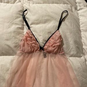 Like New Pink Babydoll Slip